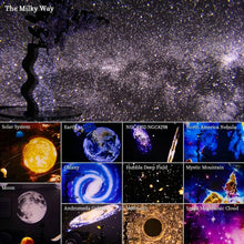 Load image into Gallery viewer, Galaxy Projector with 360 Degree Rotation and 12 Film Discs, Adjustable Focus
