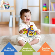 Load image into Gallery viewer, 6-in-1 Montessori Activity Board for Early Cognitive and Motor Skill Development

