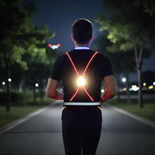 Load image into Gallery viewer, Reflective LED Safety Vest for Running, Cycling and Walking
