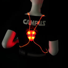 Load image into Gallery viewer, Reflective LED Safety Vest for Running, Cycling and Walking
