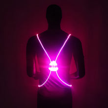 Load image into Gallery viewer, Reflective LED Safety Vest for Running, Cycling and Walking
