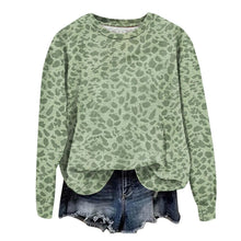 Load image into Gallery viewer, Leopard Print Oversized Sweatshirt - Lana
