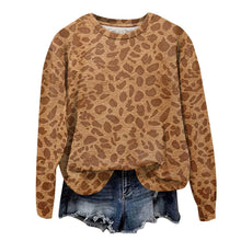 Load image into Gallery viewer, Leopard Print Oversized Sweatshirt - Lana
