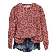 Load image into Gallery viewer, Leopard Print Oversized Sweatshirt - Lana
