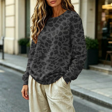 Load image into Gallery viewer, Leopard Print Oversized Sweatshirt - Lana
