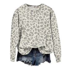 Load image into Gallery viewer, Leopard Print Oversized Sweatshirt - Lana
