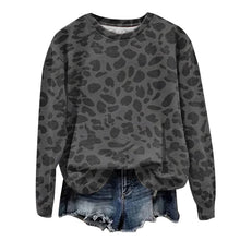 Load image into Gallery viewer, Leopard Print Oversized Sweatshirt - Lana
