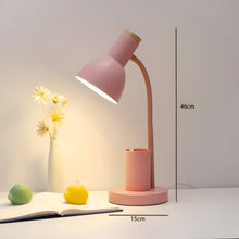 Load image into Gallery viewer, Modern LED Desk Lamp with Pen Holder, Three Light Colors and Adjustable Head in 4 Colors
