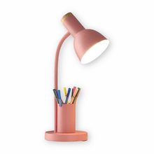 Load image into Gallery viewer, Modern LED Desk Lamp with Pen Holder, Three Light Colors and Adjustable Head in 4 Colors
