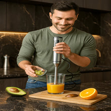 Load image into Gallery viewer, Master Blend 4 in 1 Hand Blender 1000W Stainless Steel with Precision Control
