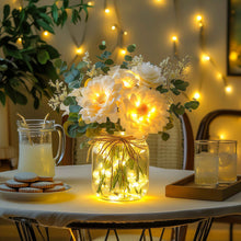Load image into Gallery viewer, Light Up Flower Jar Arrangement with Warm LED Lights for Tables and Shelves
