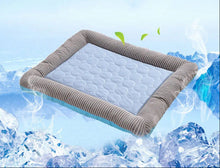 Load image into Gallery viewer, Breathable Pet Cooling Mat with Ice Silk Surface and Dense Edge Stitching for Dogs and Cats
