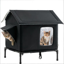 Load image into Gallery viewer, Raised Pet Bed with Stainless Steel Frame and Water-Shedding Fabric for Small to Medium Dogs
