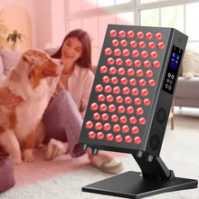 Load image into Gallery viewer, Red Light Therapy Panel with Dual Wavelength 660nm and 850nm, Dimmable Timer Control
