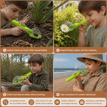 Load image into Gallery viewer, Kids Bug Catcher with 6x Magnifier and Easy Grip for Backyard Insect Watching
