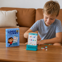 Load image into Gallery viewer, Colorful Lock and Key Matching Puzzle with Pattern Recognition Learning for Kids
