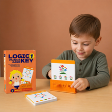 Load image into Gallery viewer, Colorful Lock and Key Matching Puzzle with Pattern Recognition Learning for Kids
