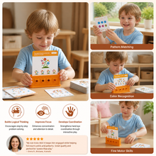 Load image into Gallery viewer, Colorful Lock and Key Matching Puzzle with Pattern Recognition Learning for Kids
