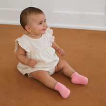 Load image into Gallery viewer, Baby Sock Shoes with Textured Grip Sole and Breathable Fabric for First Steps
