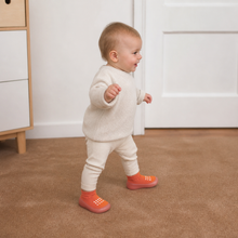 Load image into Gallery viewer, Baby Sock Shoes with Textured Grip Sole and Breathable Fabric for First Steps
