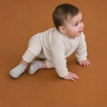 Load image into Gallery viewer, Baby Sock Shoes with Textured Grip Sole and Breathable Fabric for First Steps
