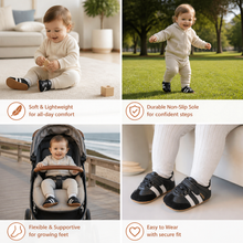 Load image into Gallery viewer, Infant Sneakers with Soft Flexible Sole and Hook Loop Closure for First Walkers
