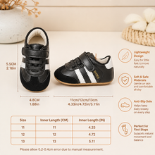 Load image into Gallery viewer, Infant Sneakers with Soft Flexible Sole and Hook Loop Closure for First Walkers
