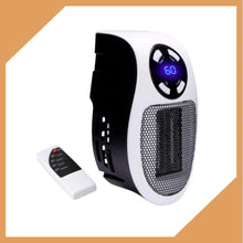 Load image into Gallery viewer, Mini Electric Space Heater, Portable Ceramic Plug-In Heater with Thermostat and Timer
