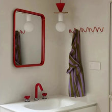 Load image into Gallery viewer, Modern Wrought Iron Wall Hook, Wave Design
