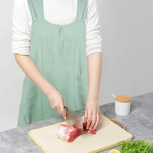 Load image into Gallery viewer, Nari Korean Inspired Cross Back Apron Dress With Front Pockets
