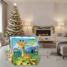 Load image into Gallery viewer, 3D Wooden Puzzle for Toddlers, Montessori Educational Toy with Animals and Vehicles
