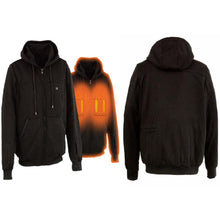 Load image into Gallery viewer, Rechargeable Heated Hoodie with Three Heat Settings and Motorcycle Power Option
