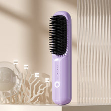 Load image into Gallery viewer, Cordless Straightening Brush with Negative Ion Technology and Ceramic Coated Teeth, 30 Minute Battery
