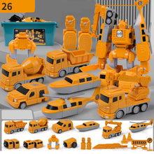 Load image into Gallery viewer, Magnetic Transforming Vehicle Building Set That Turns from Car to Robot
