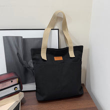 Load image into Gallery viewer, Spacious Canvas Tote Bag with Reinforced Shoulder Straps and Upright Base
