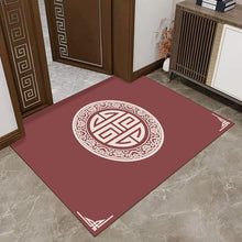 Load image into Gallery viewer, Floral Print Floor Mat for Indoor and Outdoor Use
