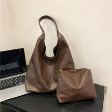 Load image into Gallery viewer, Retro Shoulder Bag, Large Capacity with Mother‑Child Design
