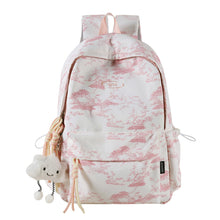 Load image into Gallery viewer, Printed Backpack with Padded Straps and Weather Resistant Fabric, Charm Accessories
