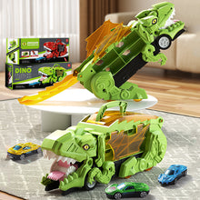 Load image into Gallery viewer, Dinosaur Transforming Car Truck with LED Lights for Kids
