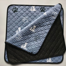 Load image into Gallery viewer, Quilted Pet Mat with Non Slip Base and Machine Washable Fabric
