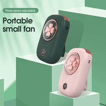 Load image into Gallery viewer, Portable USB Neck Fan with Digital Battery Display and Three Speed Settings
