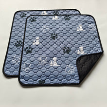 Load image into Gallery viewer, Quilted Pet Mat with Non Slip Base and Machine Washable Fabric

