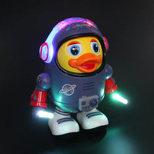 Load image into Gallery viewer, Musical Dancing Duck Toy in Astronaut Suit for Kids Rhythm and Space Play
