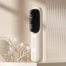 Load image into Gallery viewer, Cordless Straightening Brush with Negative Ion Technology and Ceramic Coated Teeth, 30 Minute Battery
