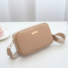 Load image into Gallery viewer, Wave Pattern Embroidered Camera Crossbody Bag
