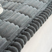 Load image into Gallery viewer, Plush Couch Cover with Pleated Edges, Thick Flannel Fabric
