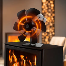 Load image into Gallery viewer, Wood Stove Fan, Silent Heat Diffusion for Efficient Warmth
