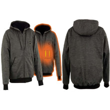 Load image into Gallery viewer, Rechargeable Heated Hoodie with Three Heat Settings and Motorcycle Power Option
