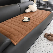 Load image into Gallery viewer, Metro Line Quilted Couch Cover, Modern Quilted Design
