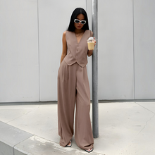 Load image into Gallery viewer, Striped Pants and Vest Set
